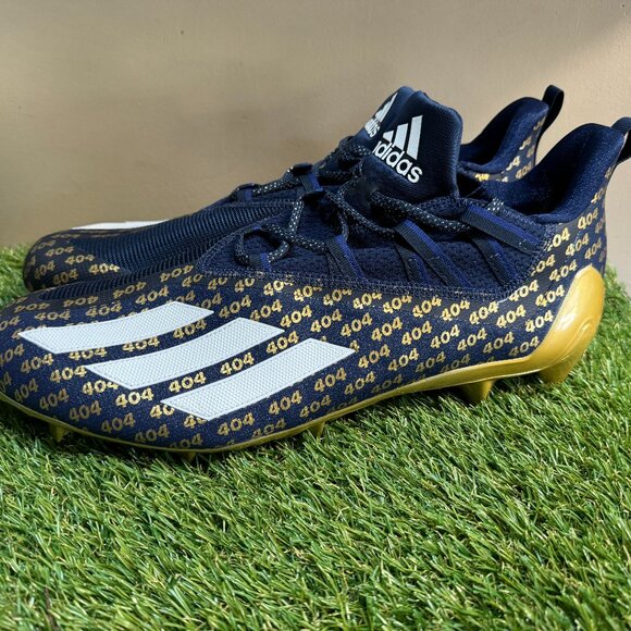 Adidas Adizero Georgia Tech 404 Team Issue PE Football Cleats GY5664 Mens 16 NEW - Picture 1 of 9